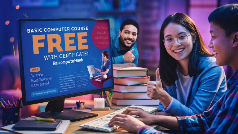 Basic Computer Course Free With Certificate