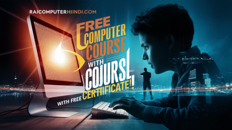 Free computer course with free certificate 2024